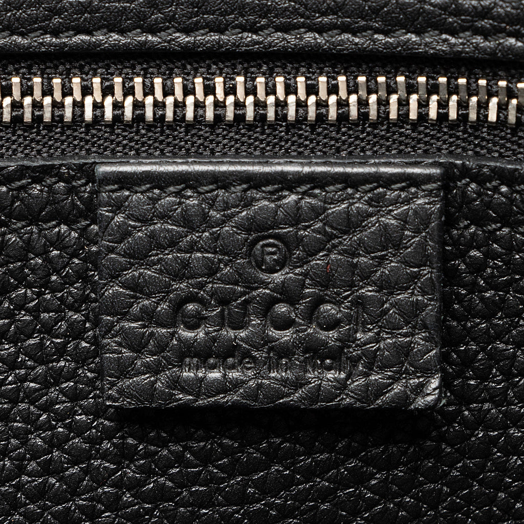 Gucci Soft Pebbled Leather Jackie Medium Tote - FINAL SALE (SHF-8Qshpx)