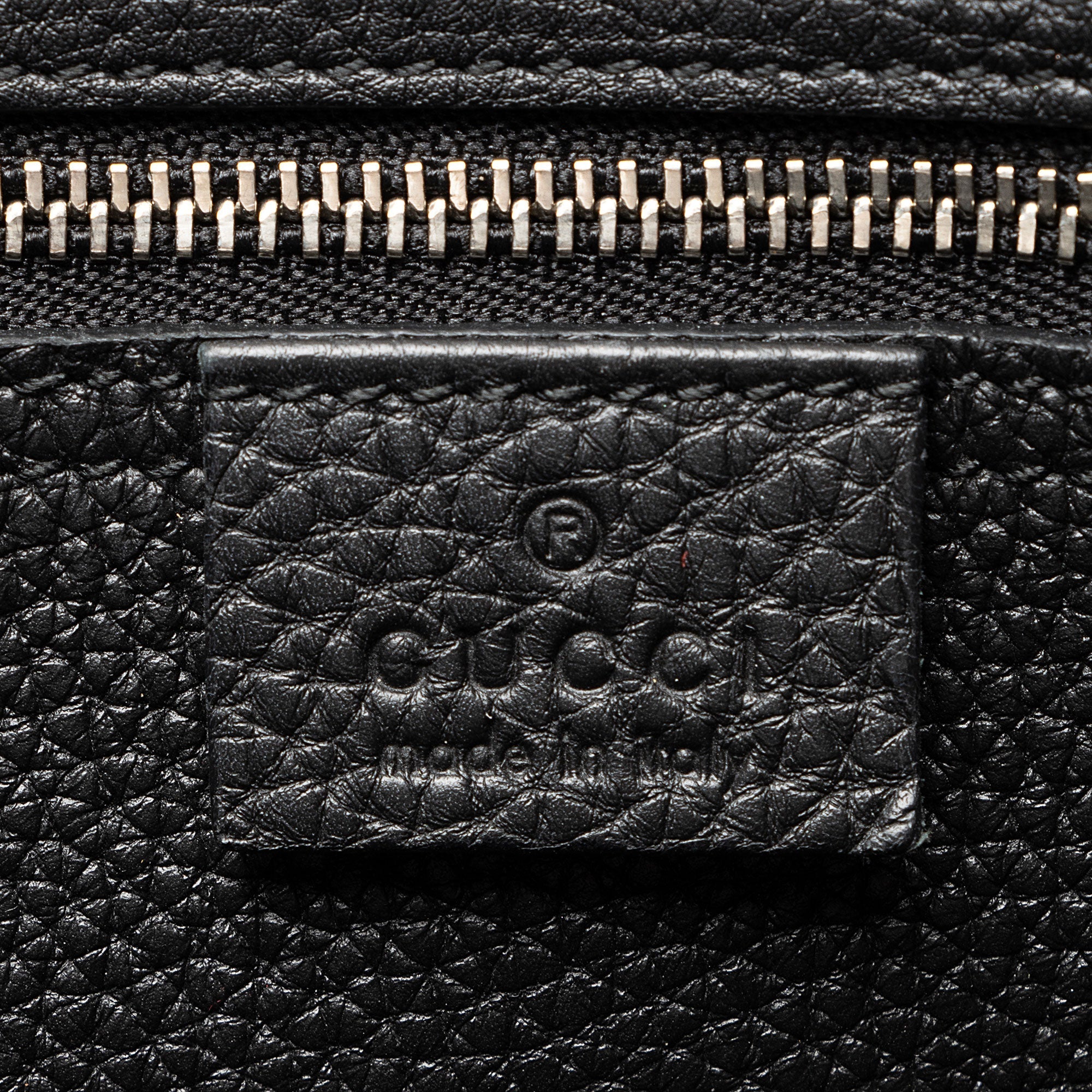 Gucci Soft Pebbled Leather Jackie Medium Tote - FINAL SALE (SHF-8Qshpx)