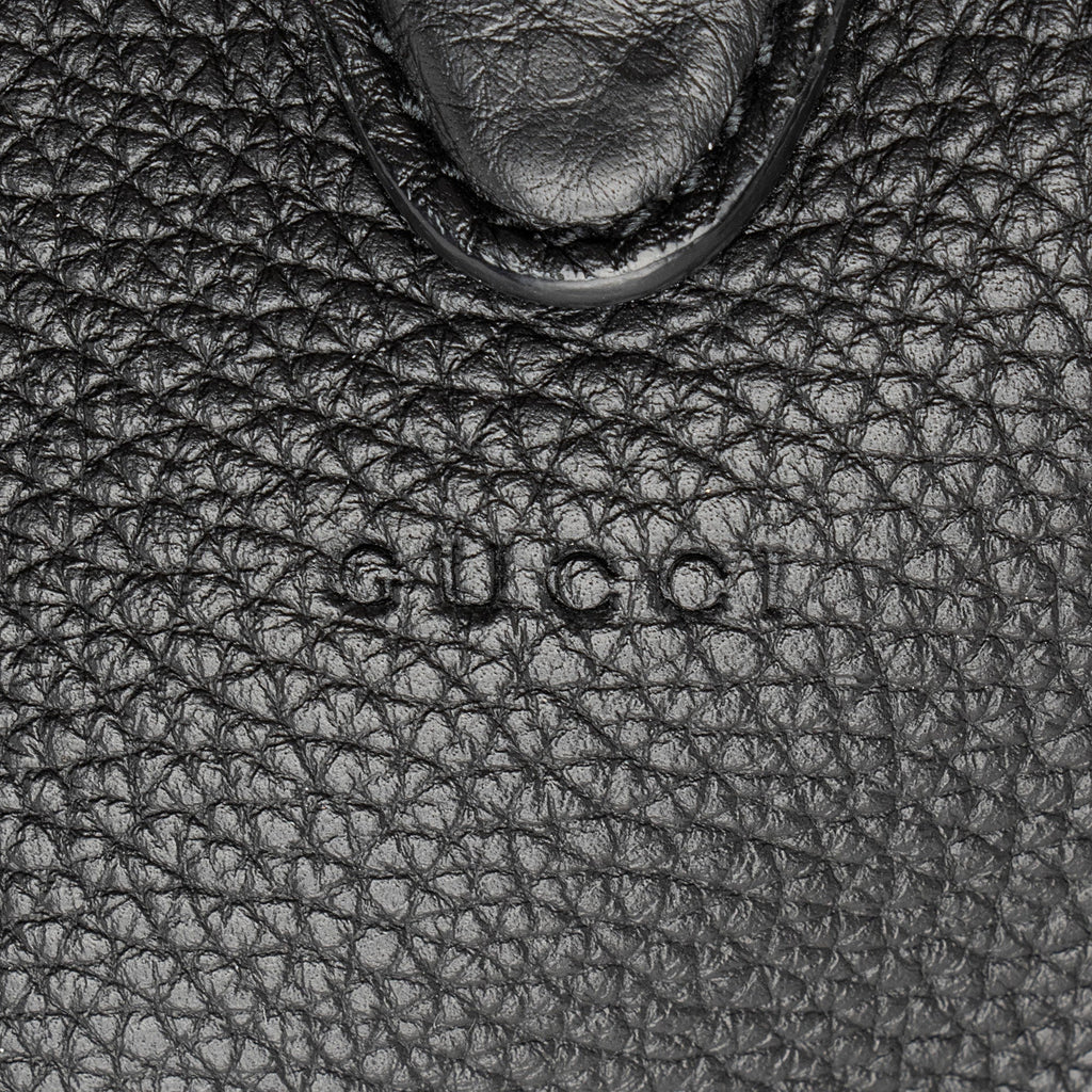 Gucci Soft Pebbled Leather Jackie Medium Tote - FINAL SALE (SHF-8Qshpx)