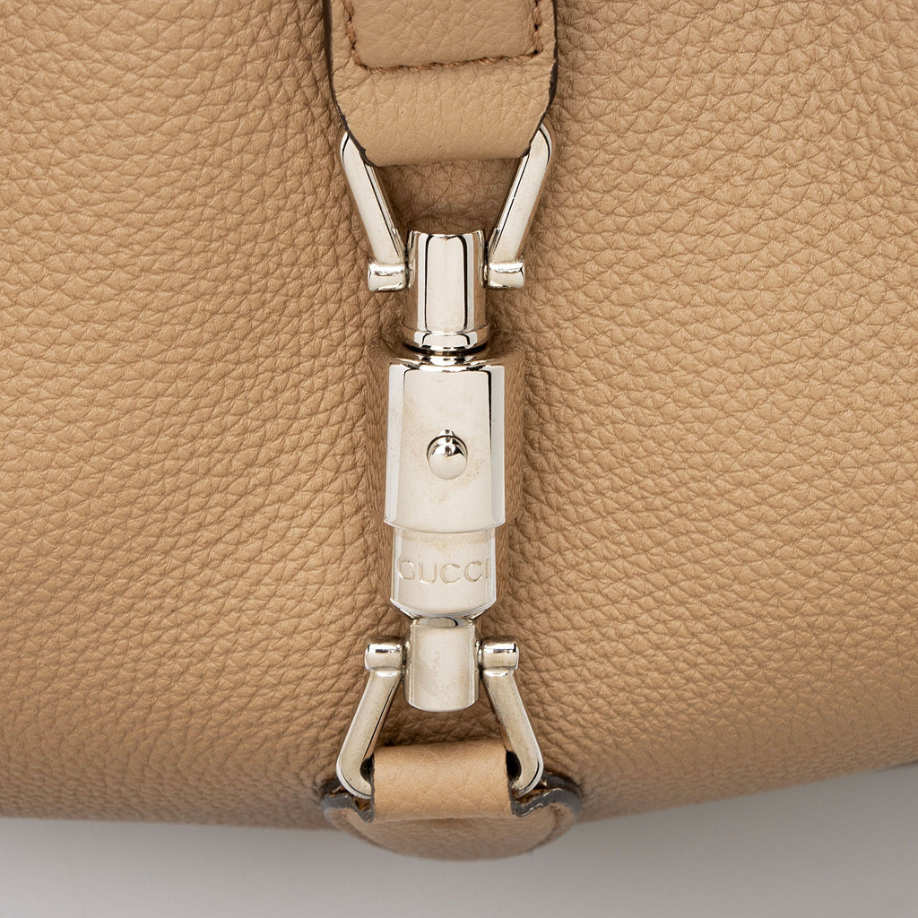 Gucci Soft Pebbled Leather Jackie Medium Tote