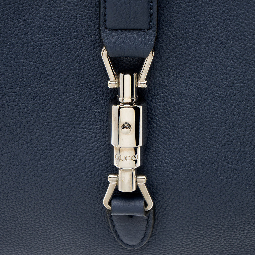 Gucci Soft Pebbled Leather Jackie Small Tote
