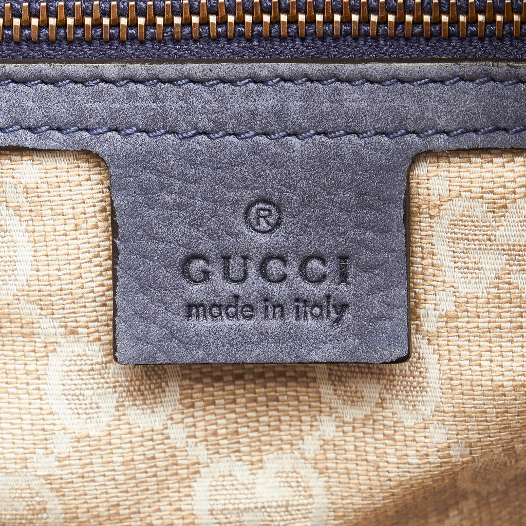 Gucci Soft Stirrup Nubuck Leather Tote Bag (SHG-25880)