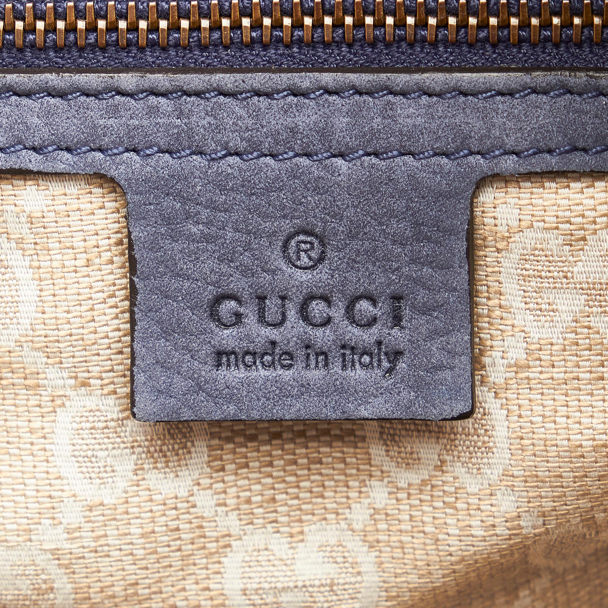 Gucci Soft Stirrup Nubuck Leather Tote Bag (SHG-25880)