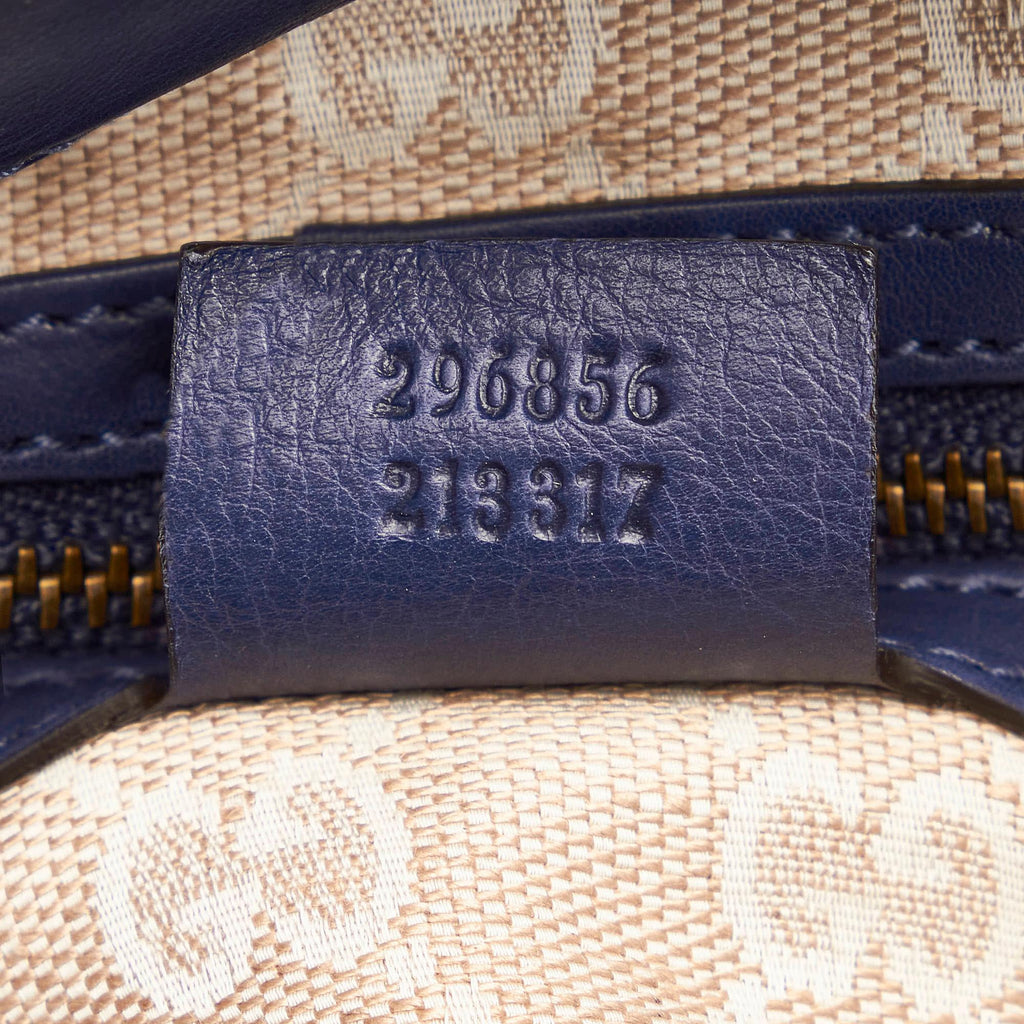Gucci Soft Stirrup Nubuck Leather Tote Bag (SHG-30728)