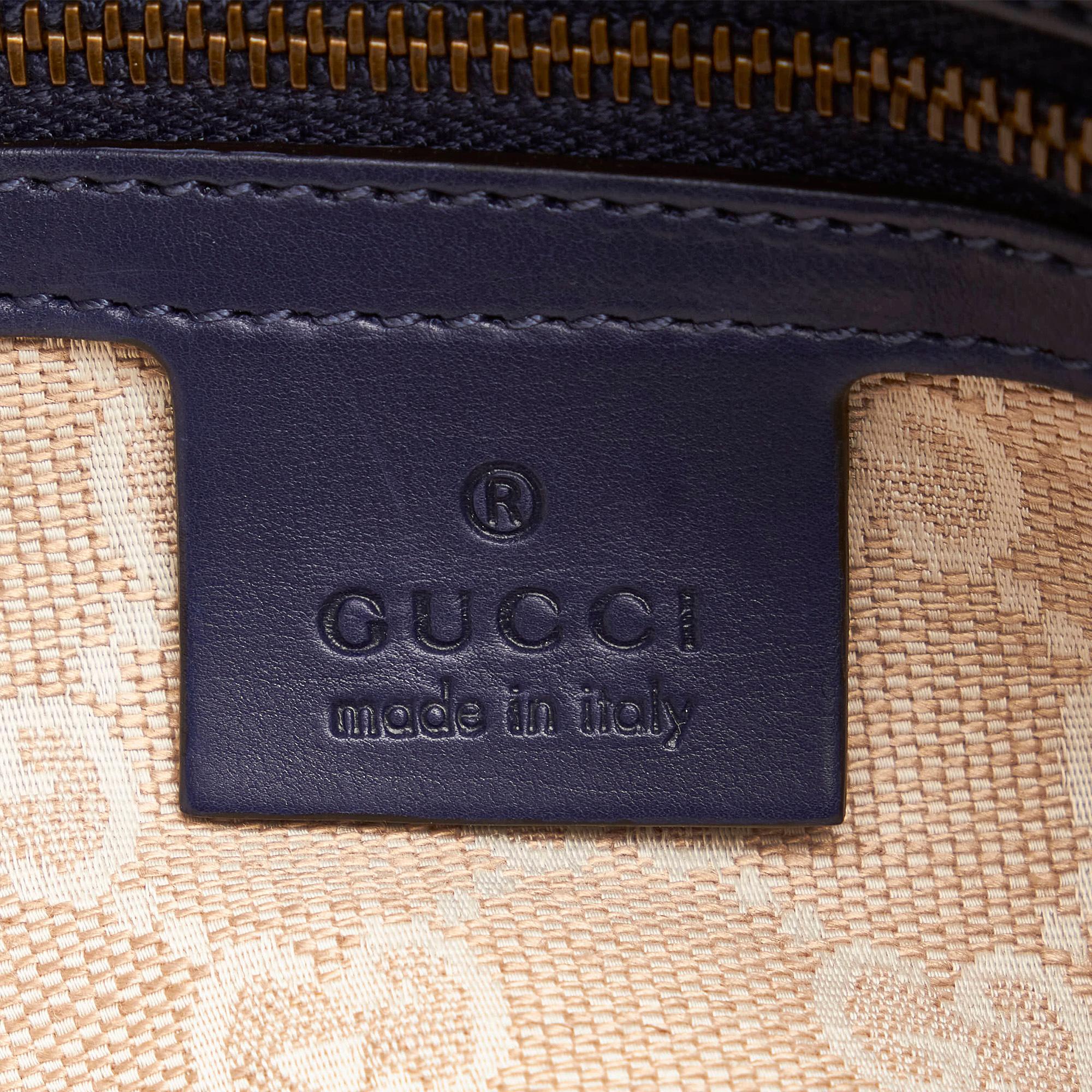 Gucci Soft Stirrup Nubuck Leather Tote Bag (SHG-30728)