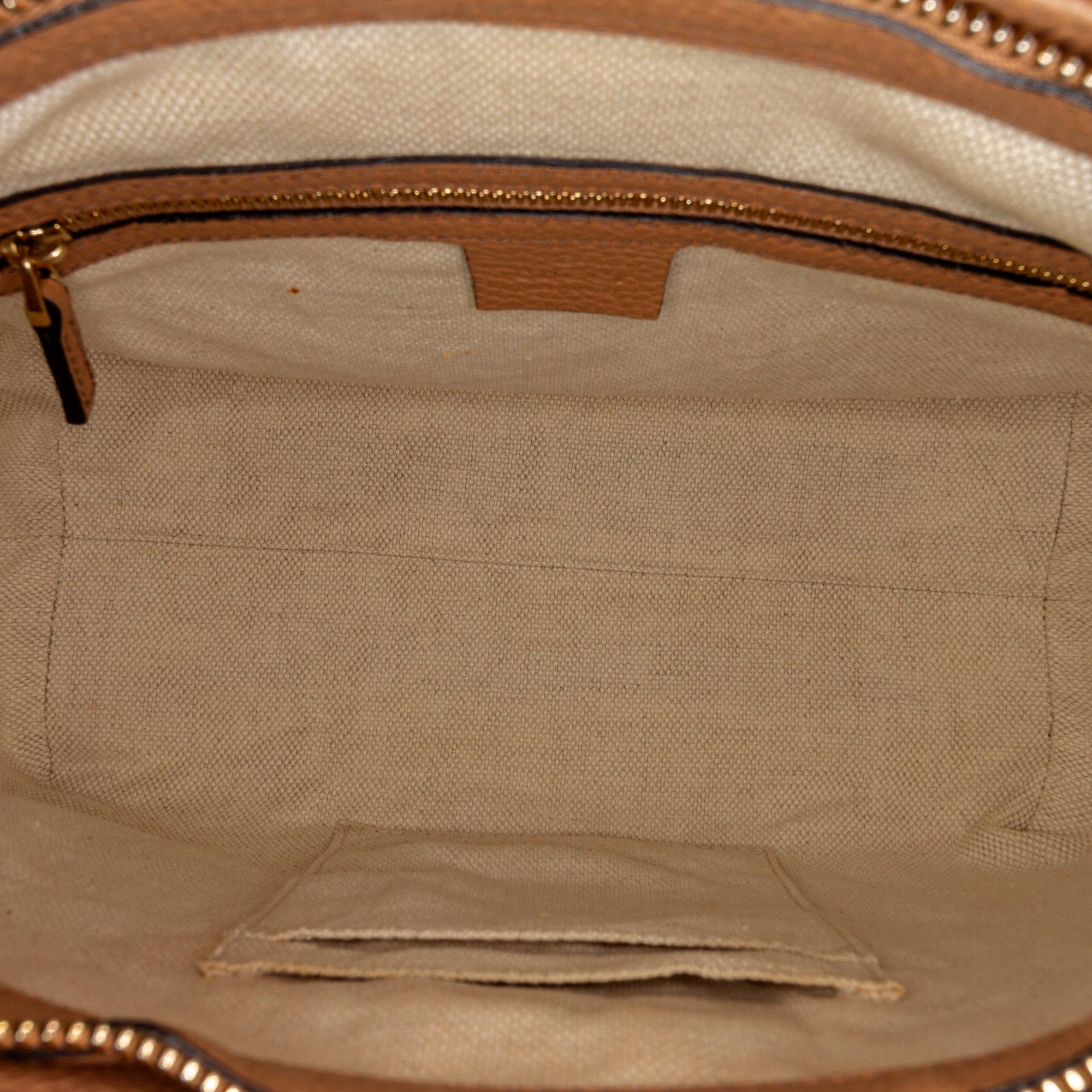 Gucci Soho Cellarius Leather Satchel (SHG-24110)