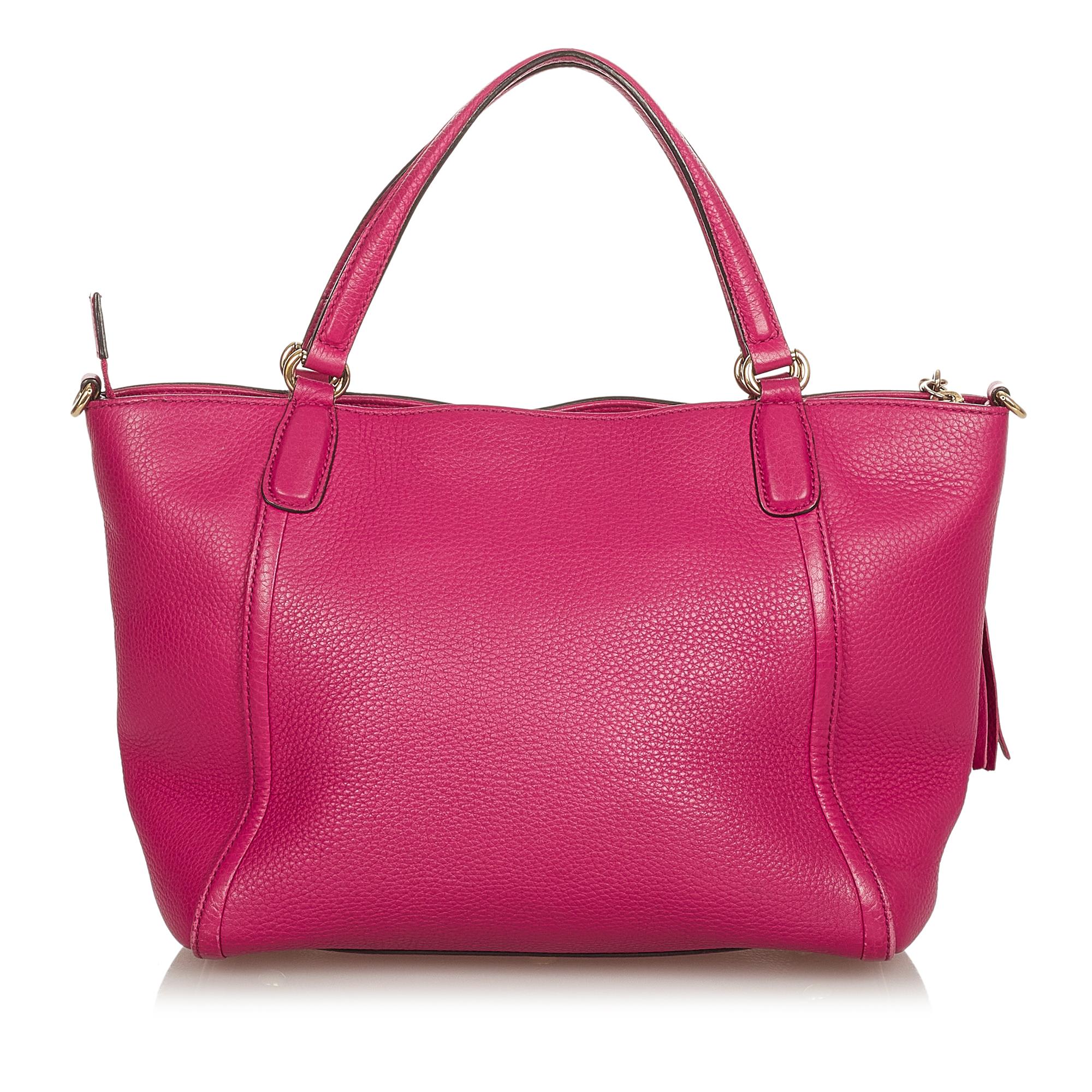 Gucci Soho Cellarius Leather Satchel (SHG-26523)