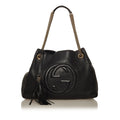 Gucci Soho Chain Leather Tote Bag (SHG-29321)
