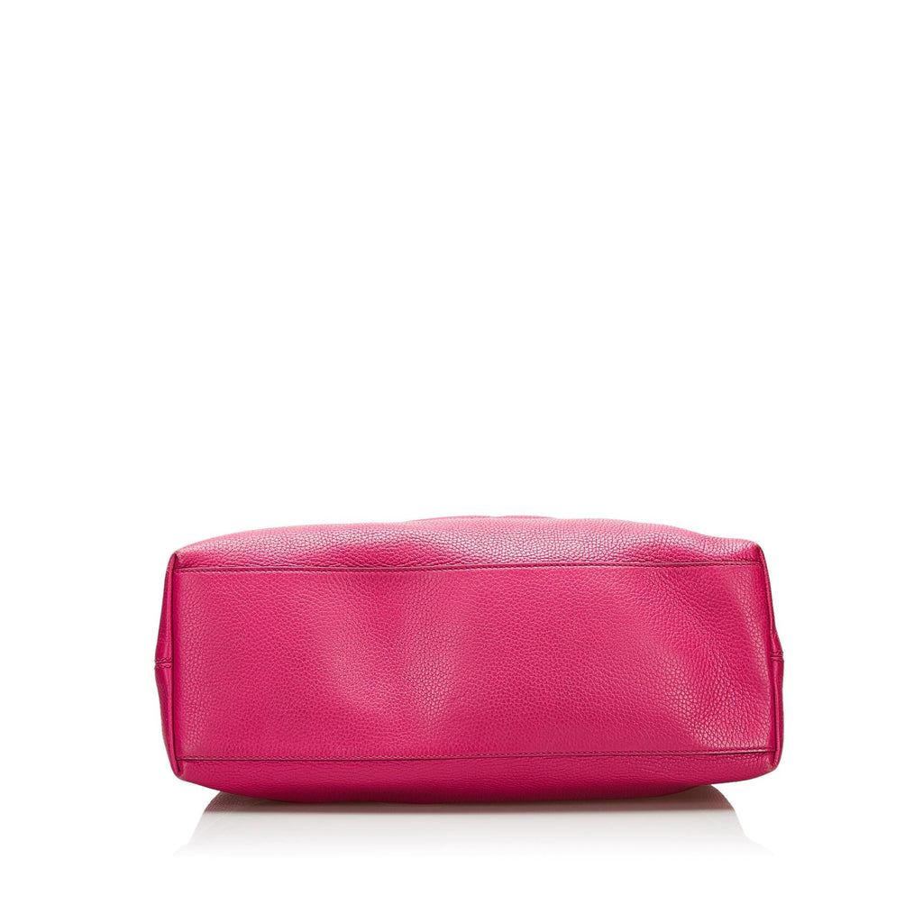 Gucci Soho Chain Leather Tote Bag (SHG-35942)
