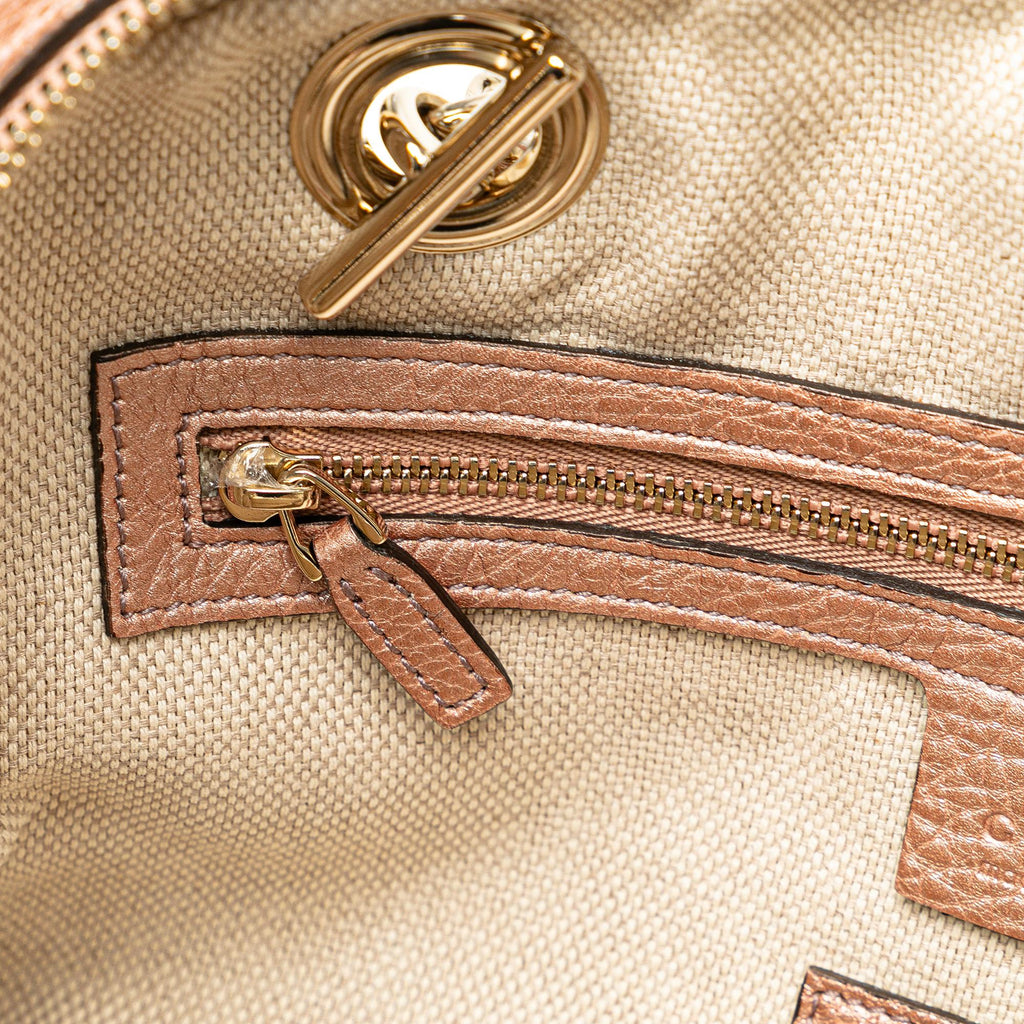 Gucci Soho Chain Zip Shoulder Bag (SHG-yJU7PY)