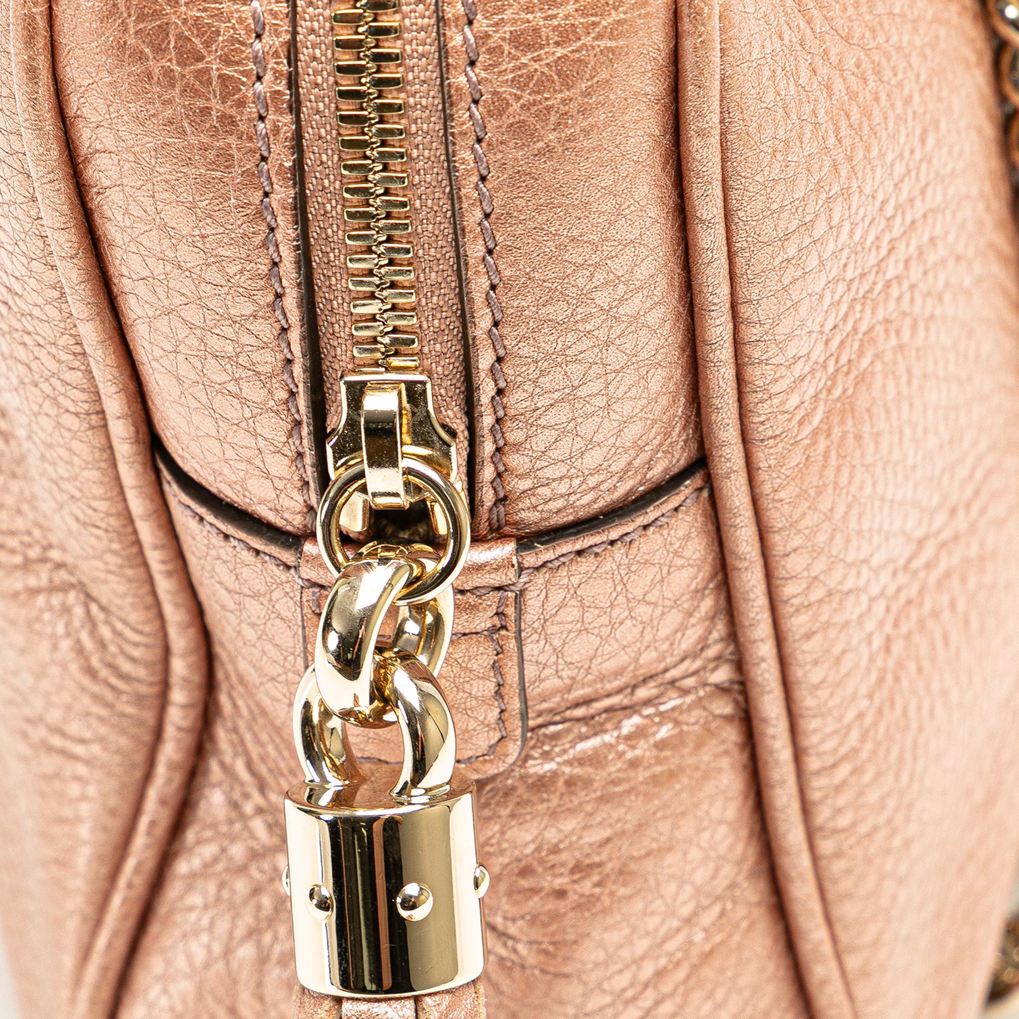 Gucci Soho Chain Zip Shoulder Bag (SHG-yJU7PY)