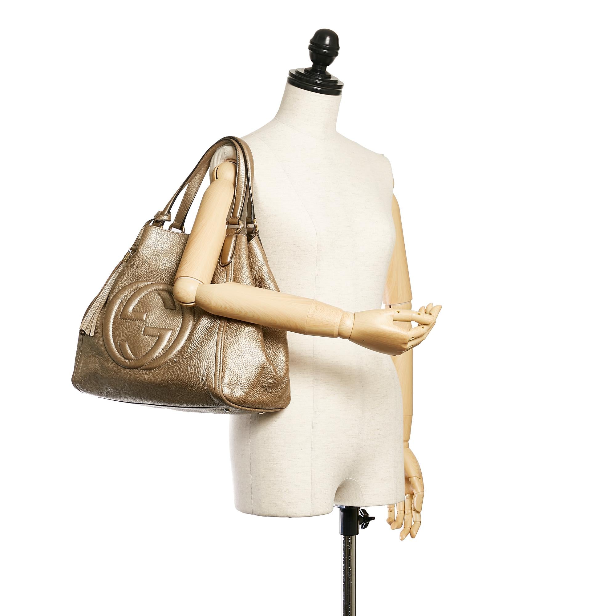 Gucci Soho Leather Tote Bag (SHG-29075)