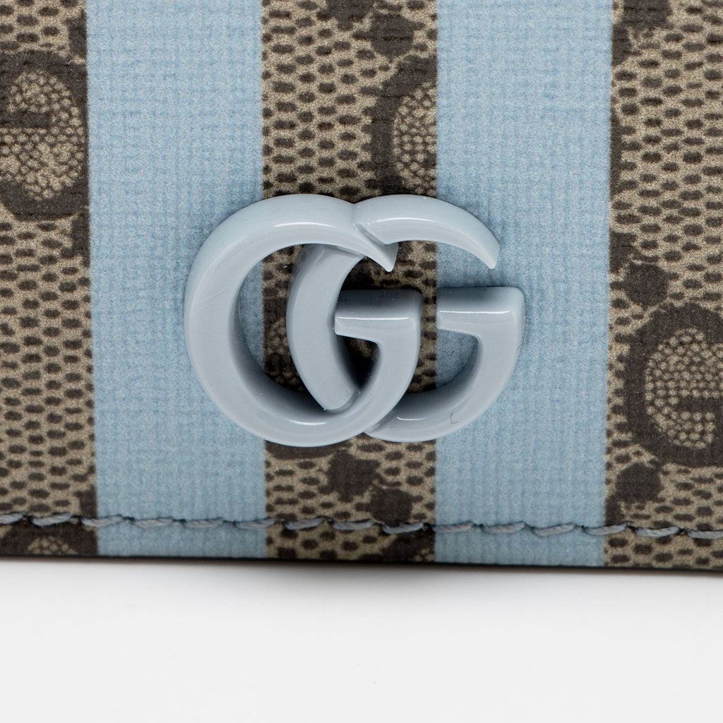Gucci Striped GG Supreme Card Case (SHF-1rnRmQ)