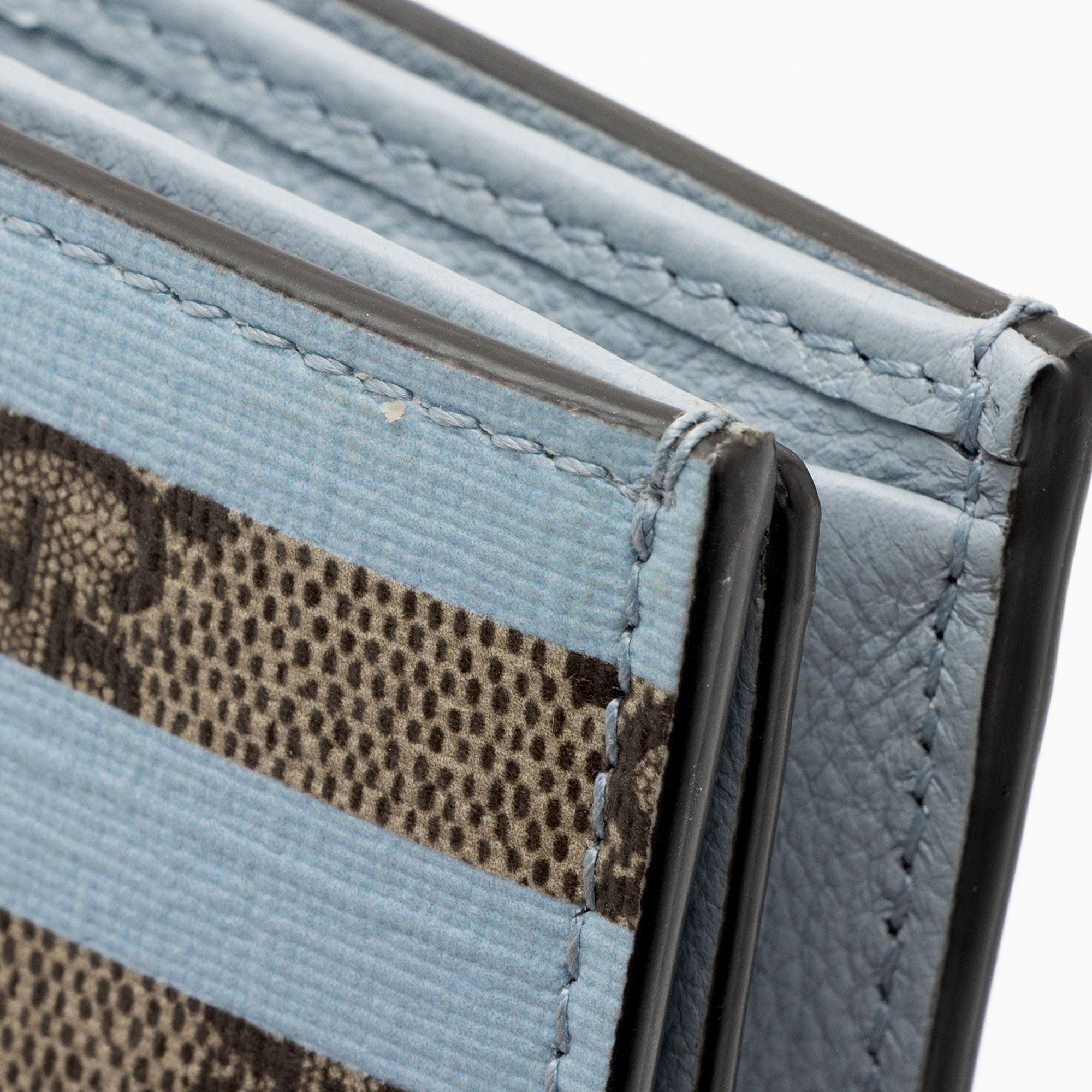 Gucci Striped GG Supreme Card Case (SHF-1rnRmQ)