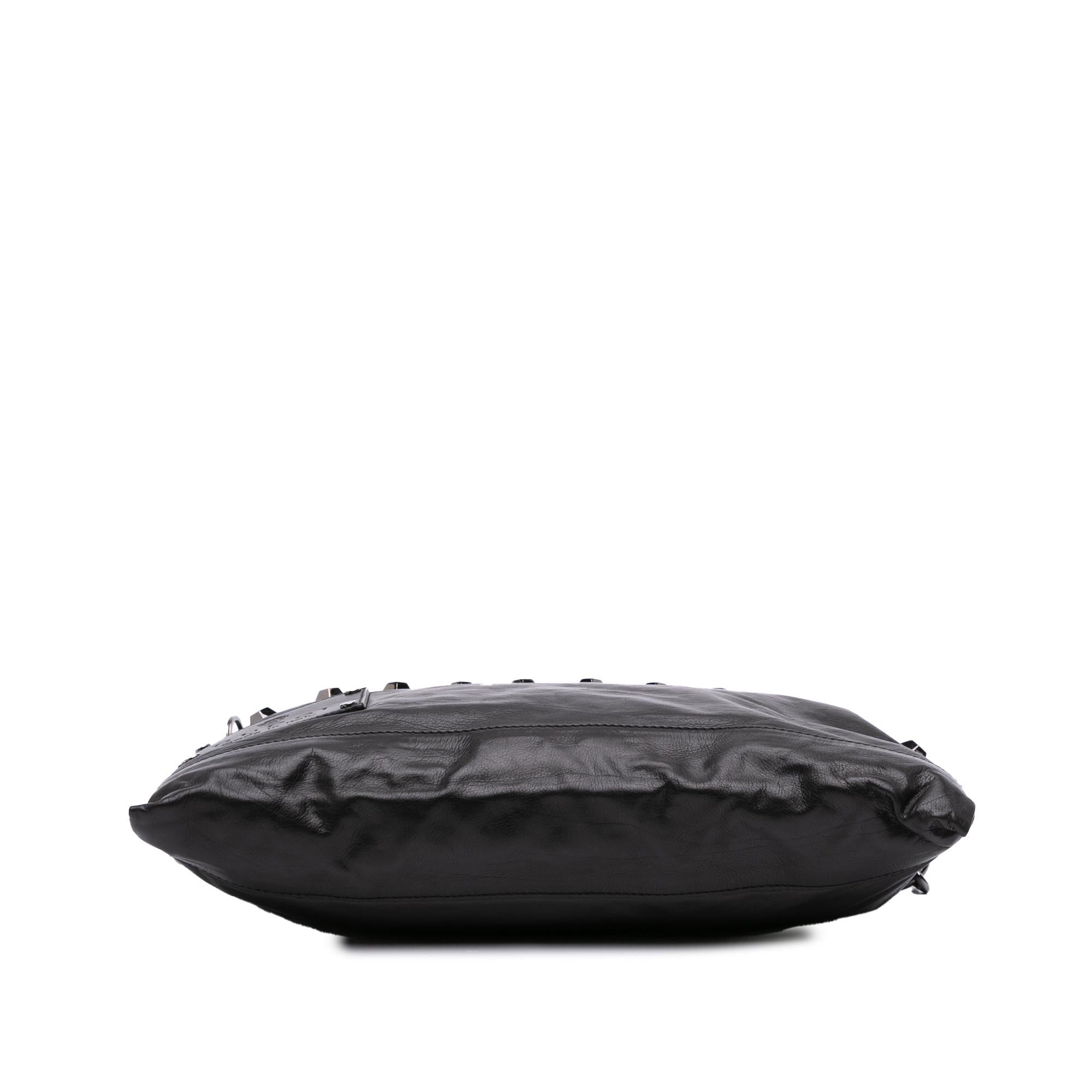 Gucci Studded Calfskin Shoulder Bag