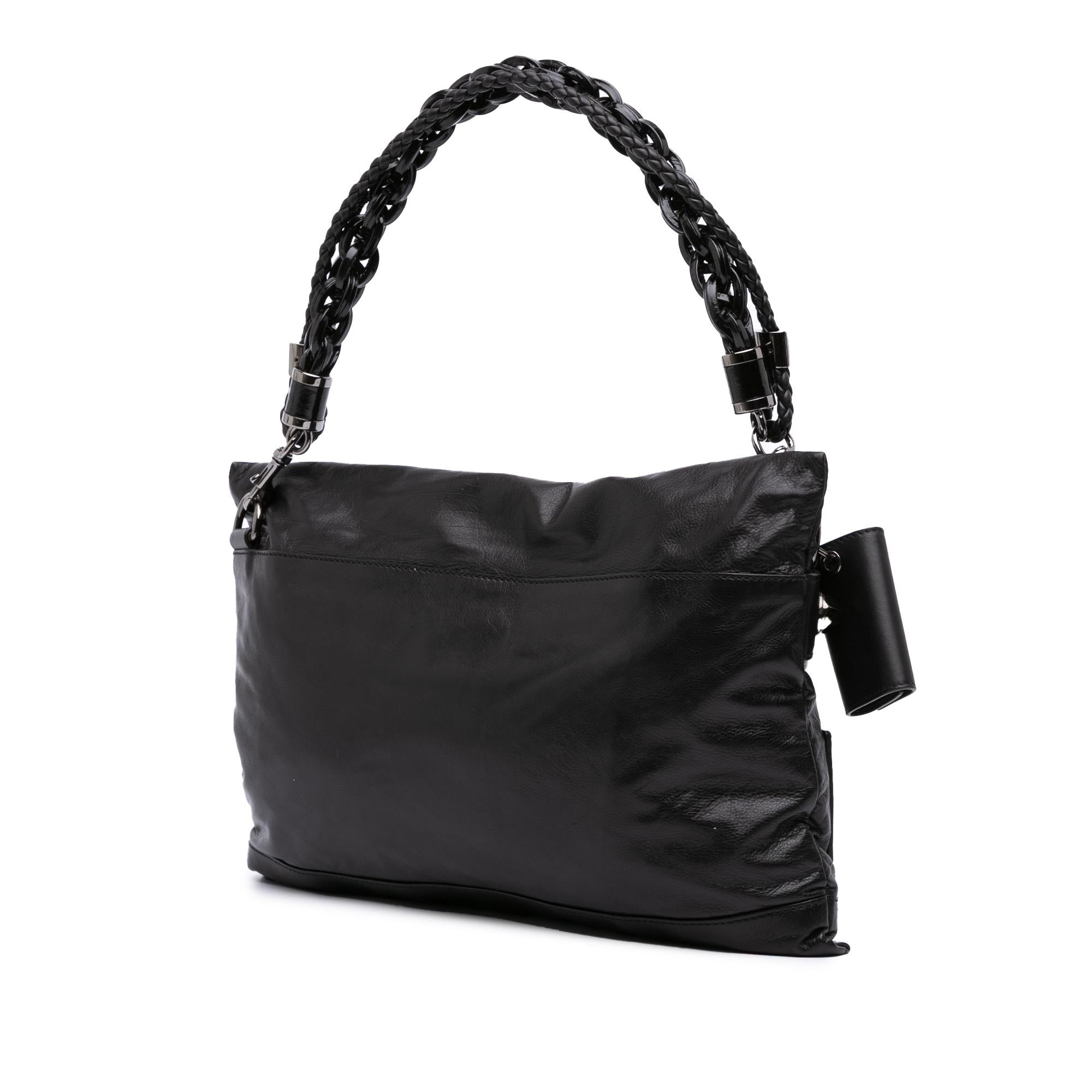 Gucci Studded Calfskin Shoulder Bag