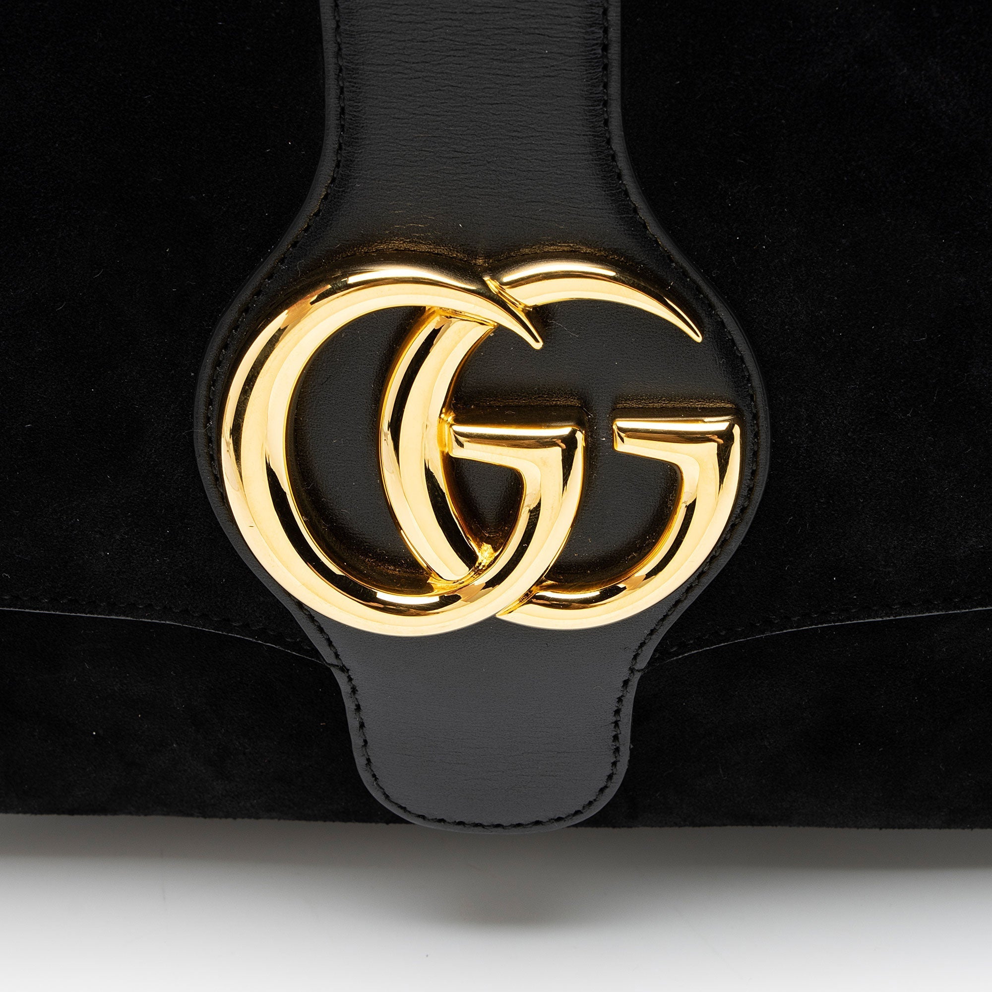 Gucci Suede Arli Medium Shoulder Bag
