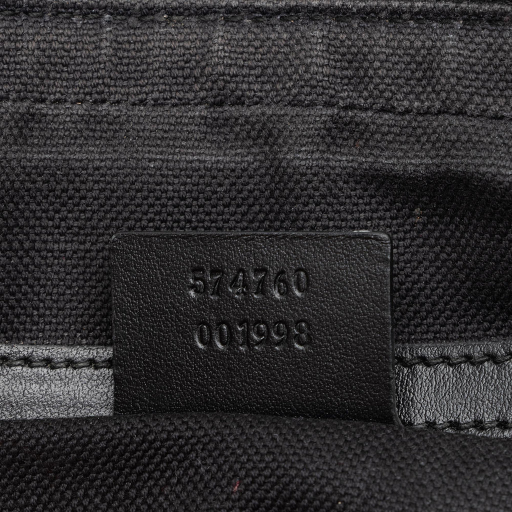Gucci Suede Interlocking G Morpheus Messenger Bag (SHF-23645)