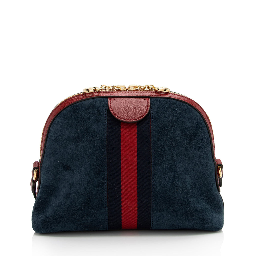 Gucci Suede Ophidia Dome Small Shoulder Bag (SHF-ZDZ4UX)