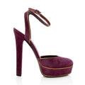 Gucci Suede Platform Pumps - Size 6.5 / 36.5 (SHF-18842)