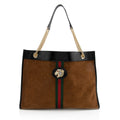 Gucci Suede Rajah Large Tote (SHF-21414)