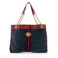 Gucci Suede Rajah Large Tote (SHF-22170)
