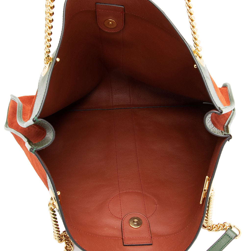 Gucci Suede Rajah Large Tote (SHF-eovfw8)
