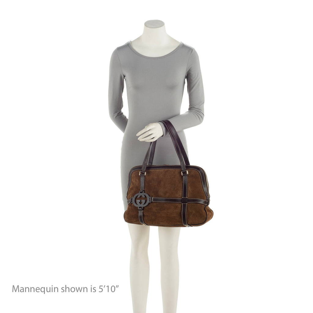 Gucci Suede Royal Satchel (SHF-NaAFTp)