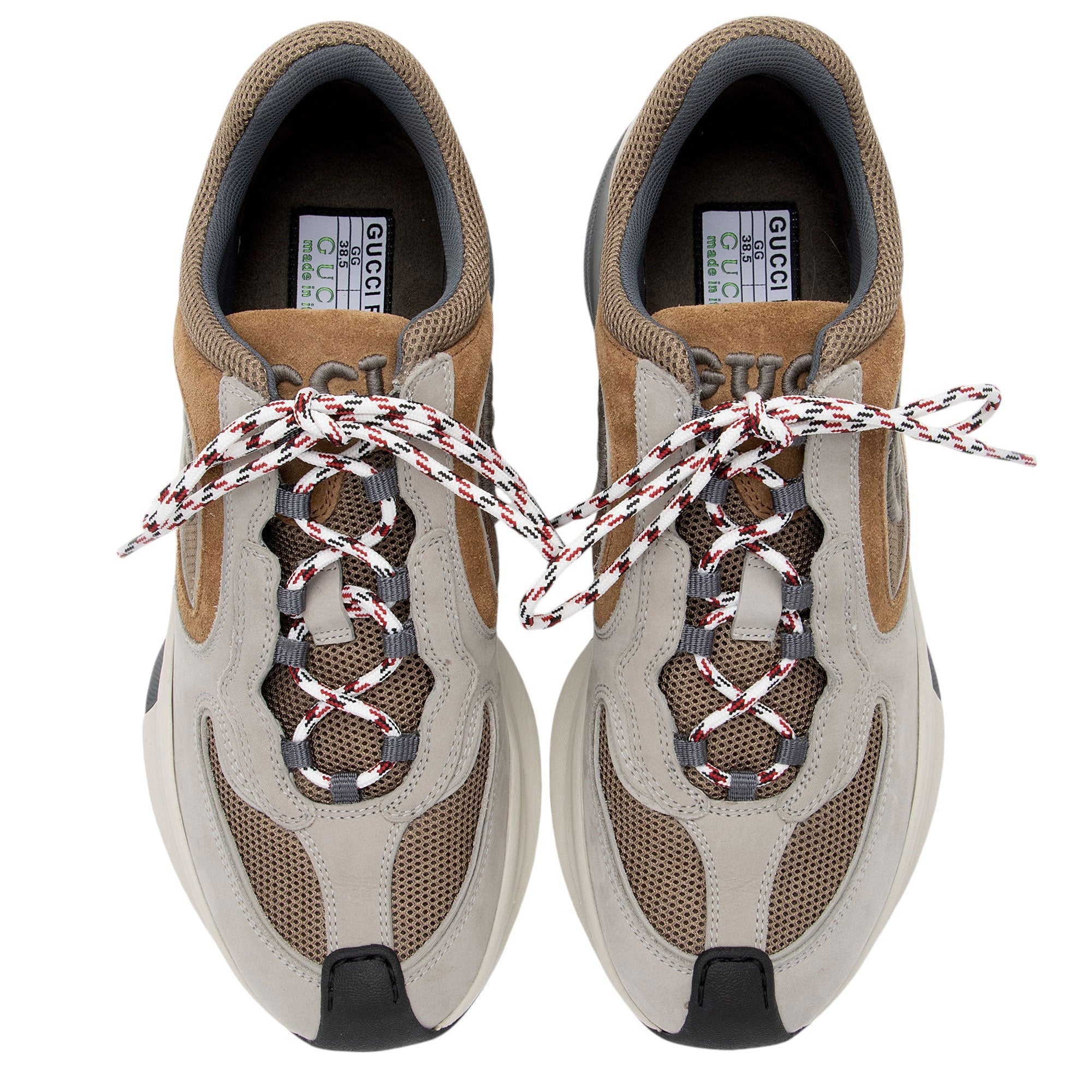 Gucci Suede Interlocking G Run Sneakers - Size 8.5 / 38.5 (SHF-ypaGUY)