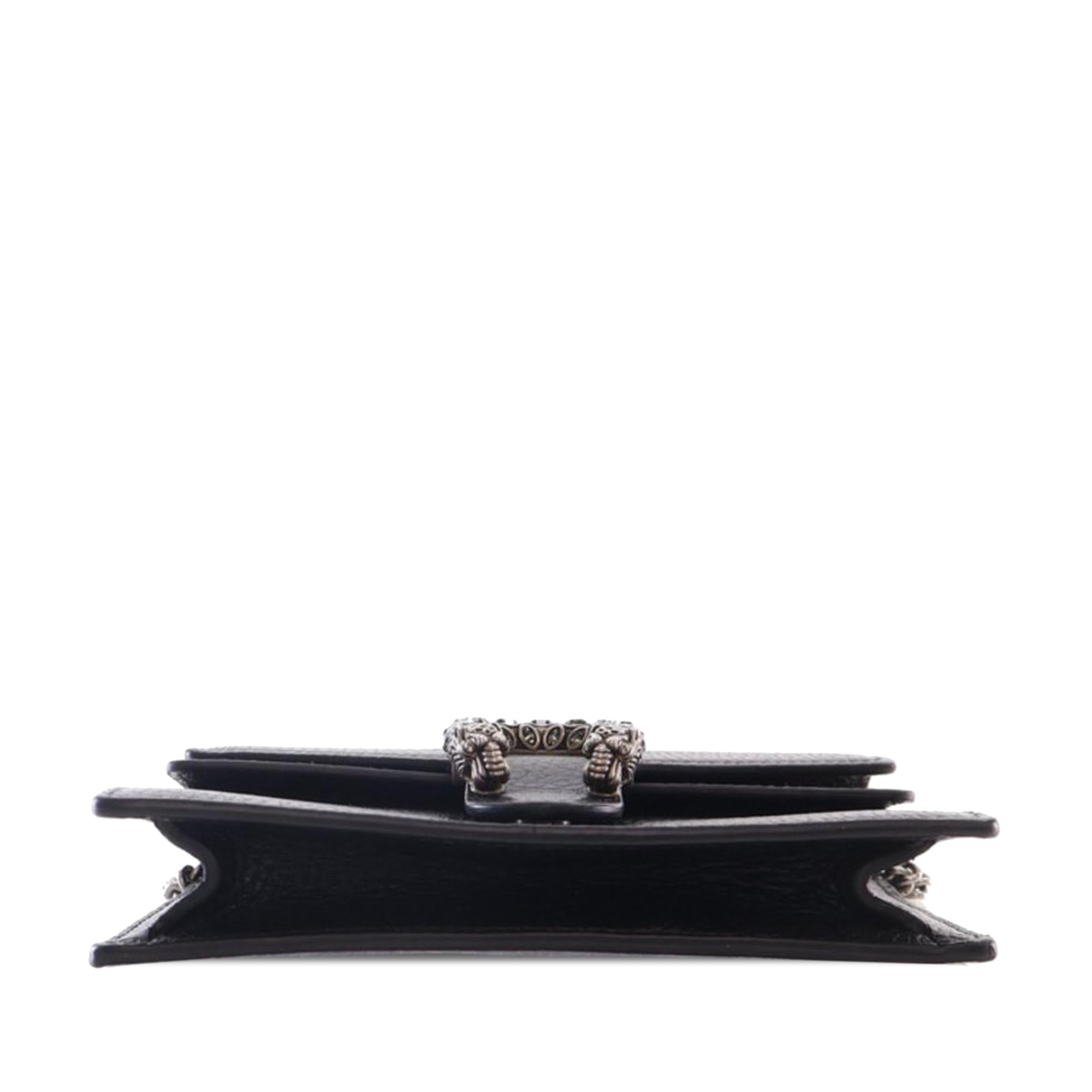 Gucci Super Mini Dionysus Leather Crossbody Bag (SHG-vzCgCv)