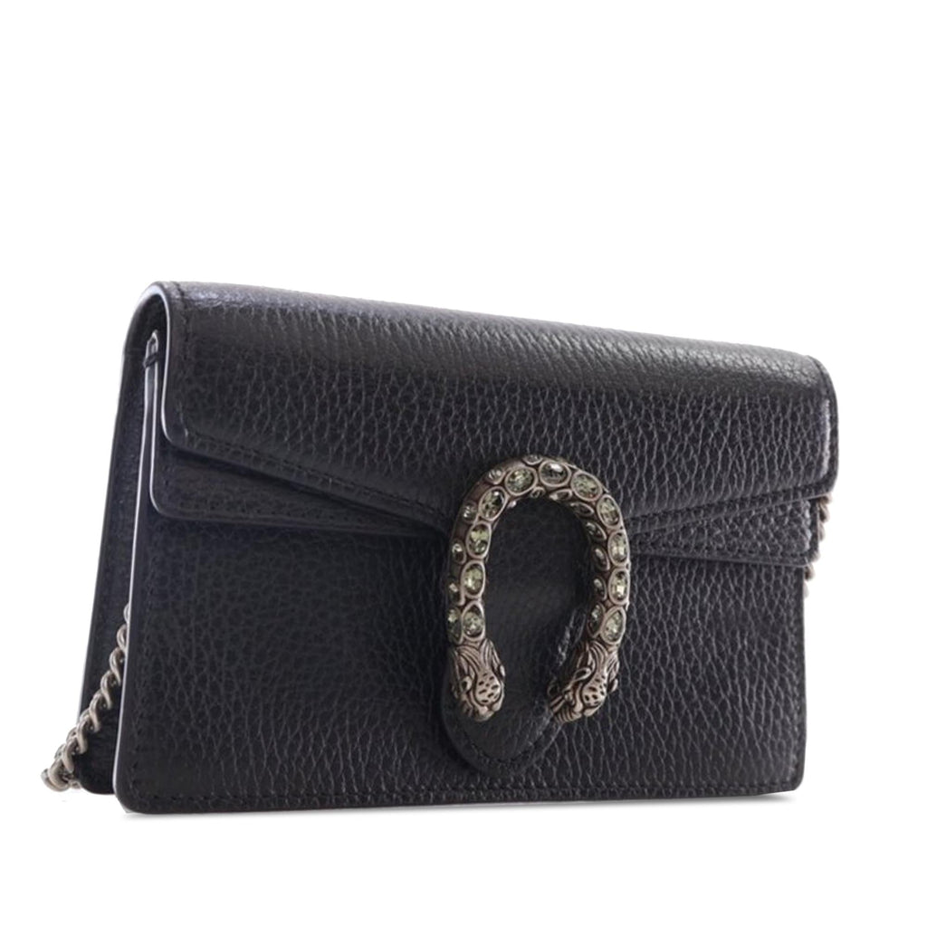Gucci Super Mini Dionysus Leather Crossbody Bag (SHG-vzCgCv)