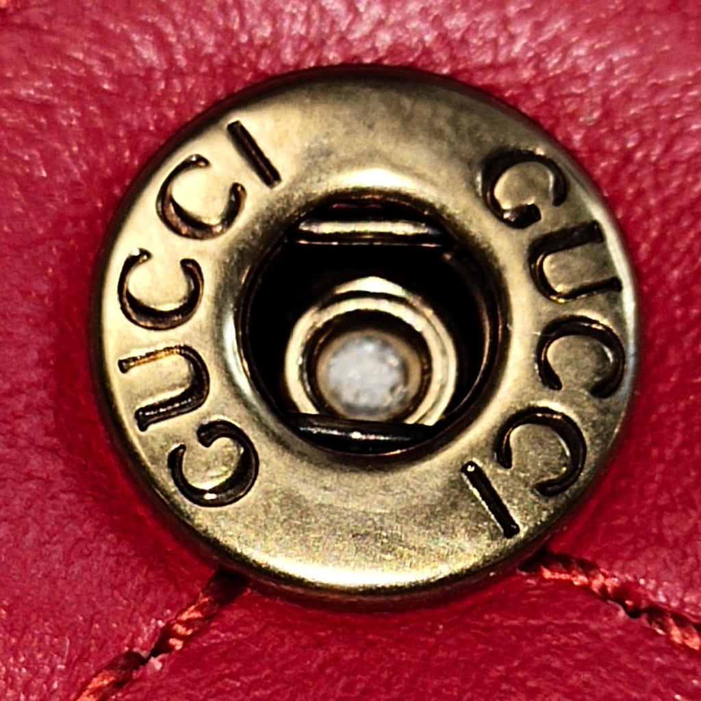 Gucci Super Mini GG Marmont Leather Crossbody Bag (SHG-34950)