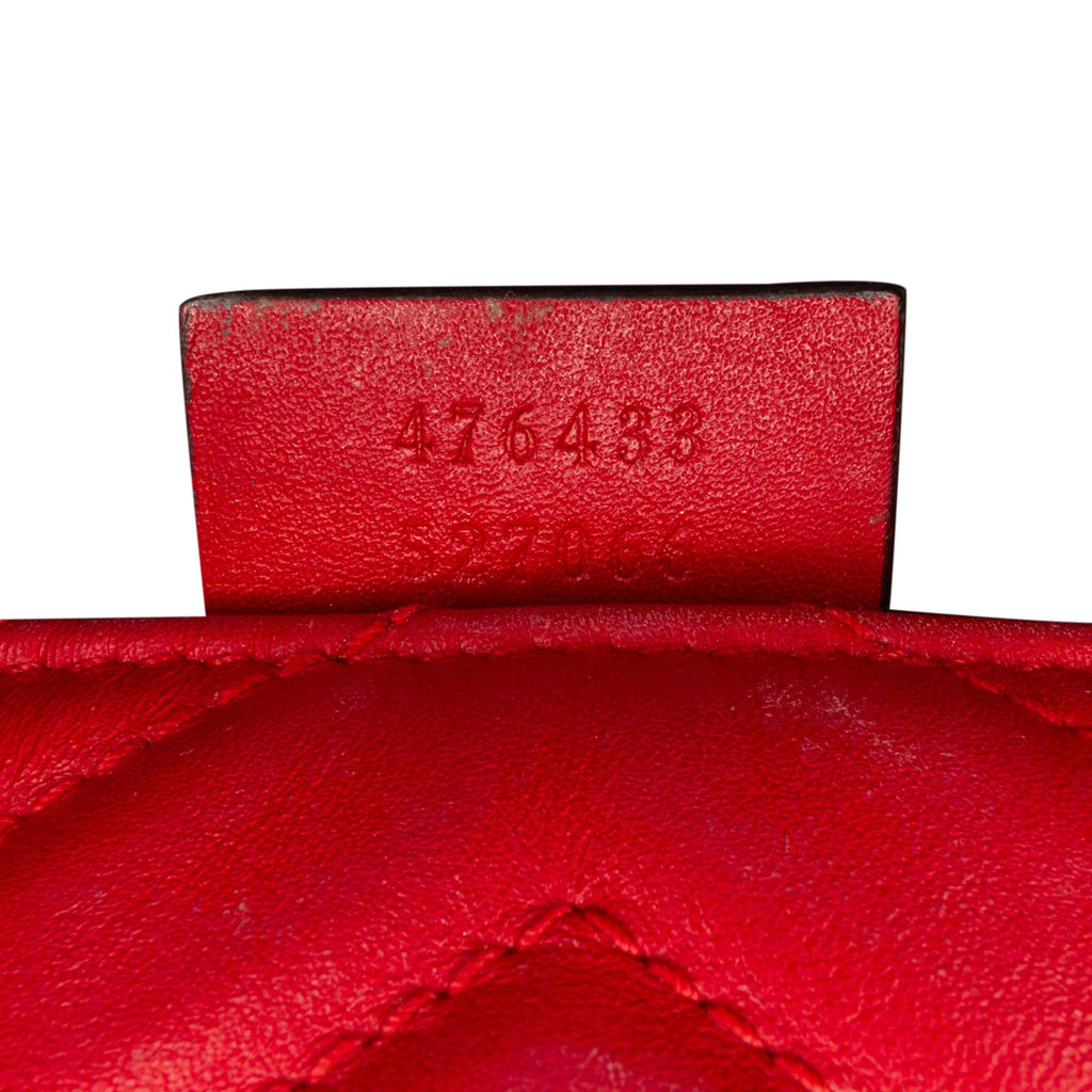 Gucci Super Mini GG Marmont Matelasse Crossbody Bag