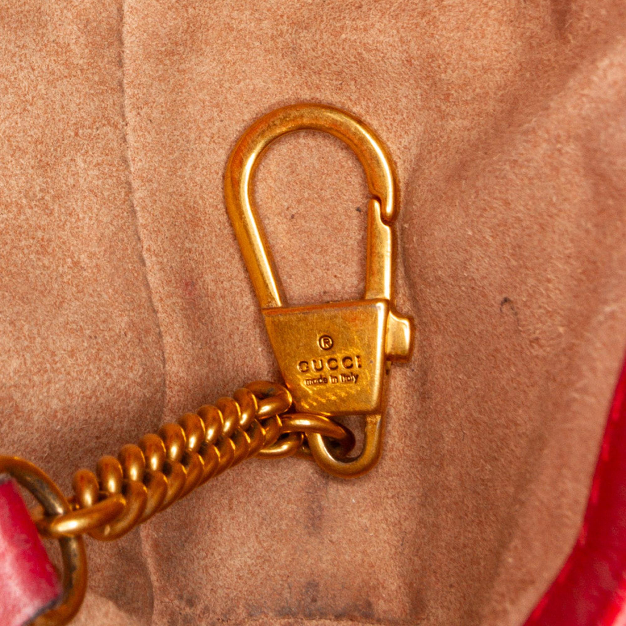 Gucci Super Mini GG Marmont Matelasse Crossbody Bag