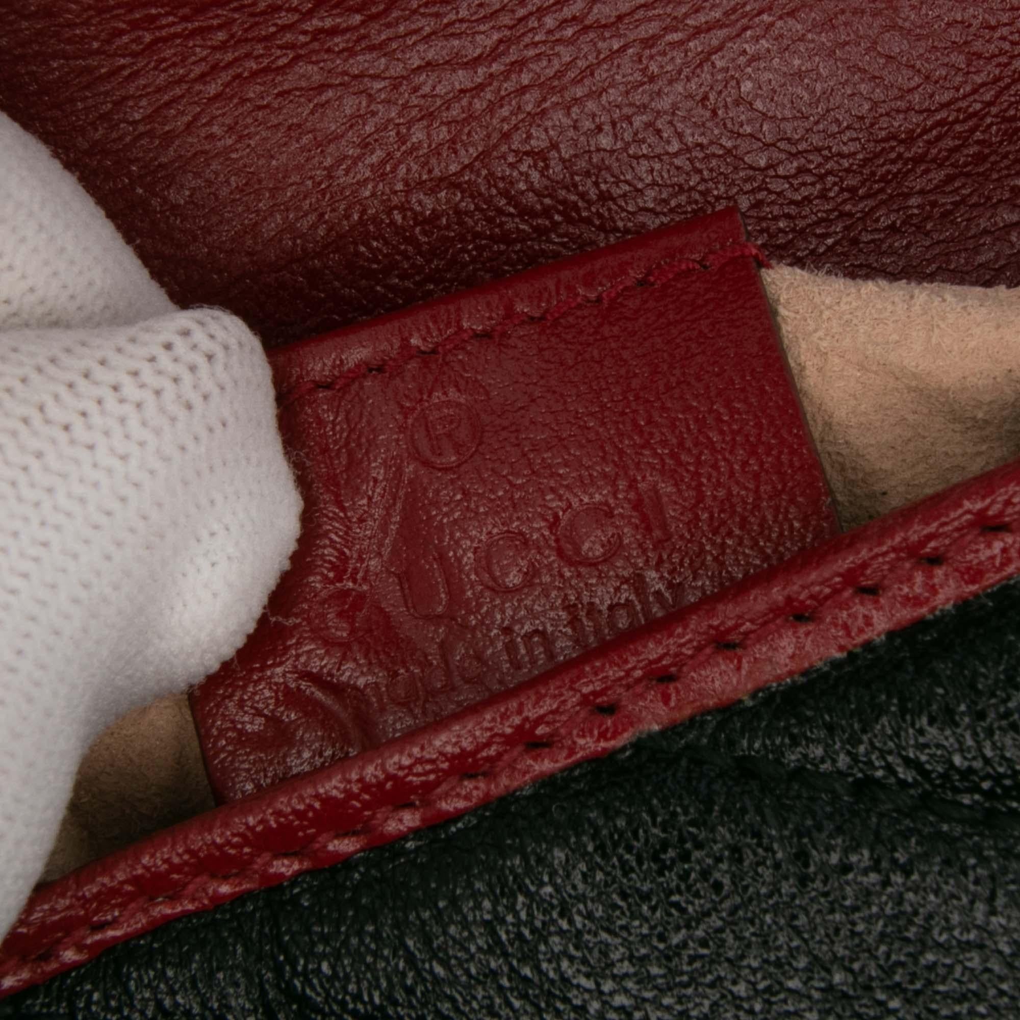 Gucci Super Mini GG Marmont Matelasse Leather Torchon Flap Crossbody