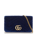 Gucci Super Mini Gucci Marmont Velvet Crossbody Bag (SHG-32500)
