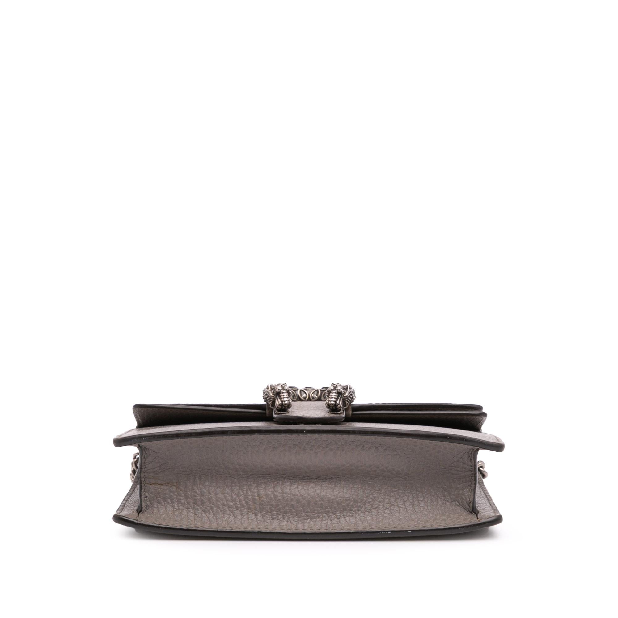 Gucci Super Mini Leather Dionysus Crossbody