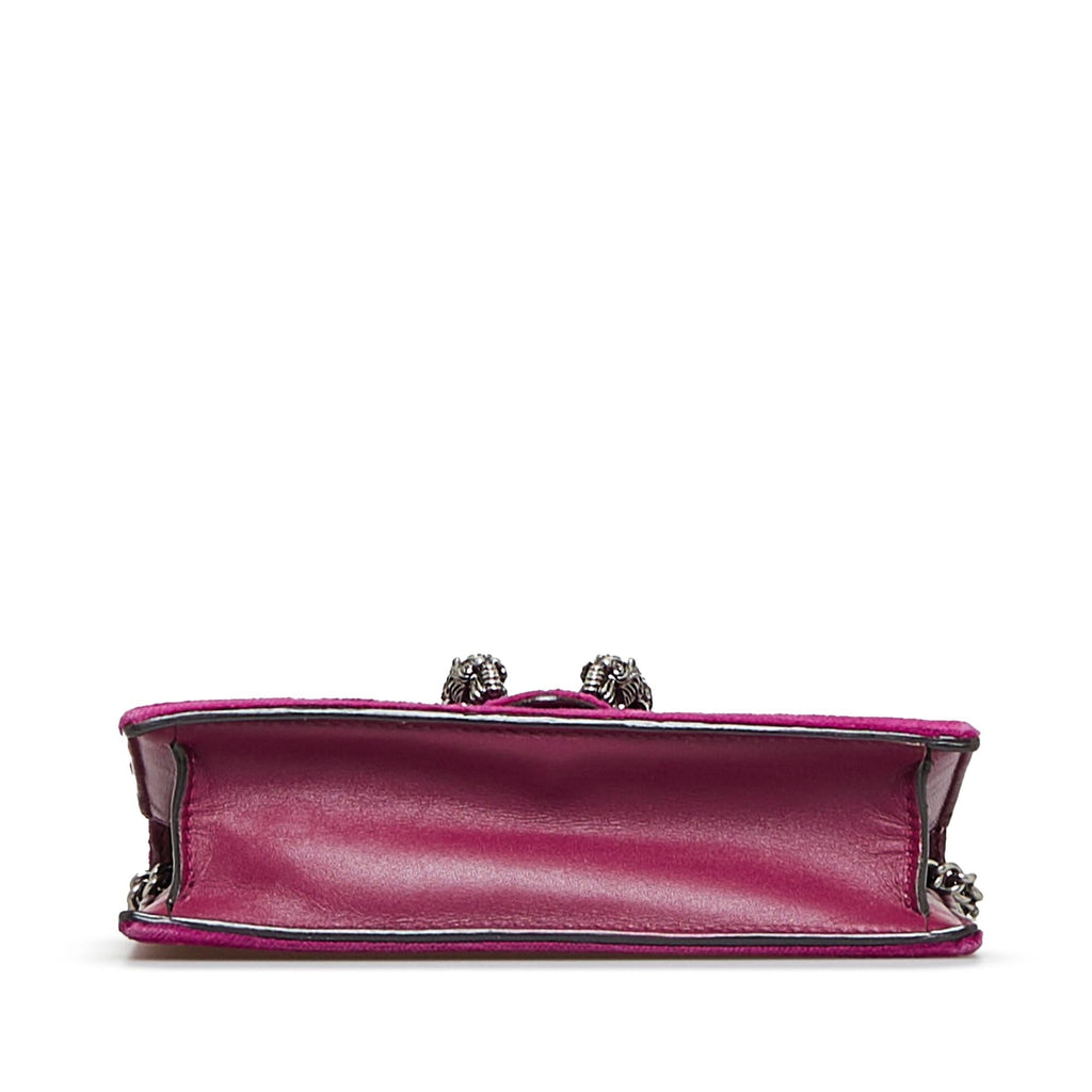 Gucci Super Mini Velvet Dionysus Crossbody Bag (SHG-b6Dwxl)