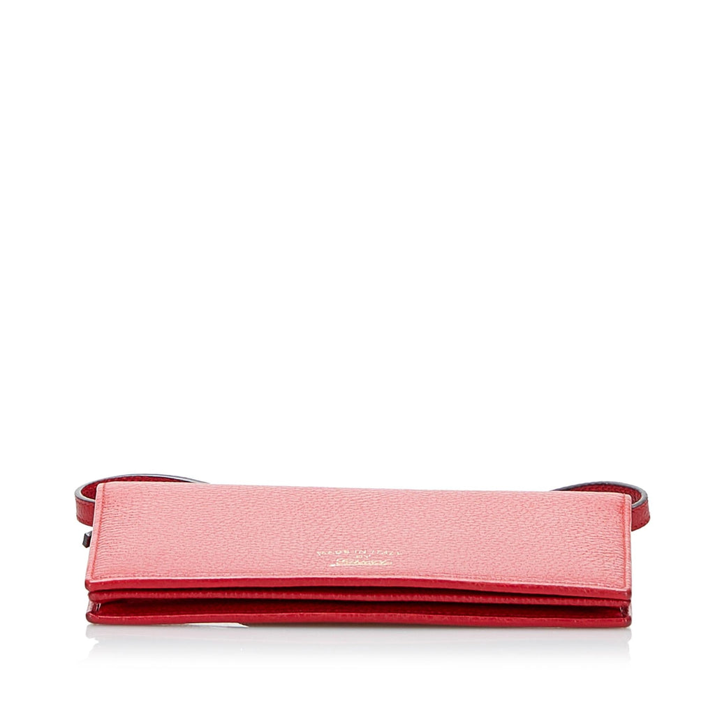 Gucci Swing Leather Continental Wallet on Strap (SHG-Ht1Fw3)