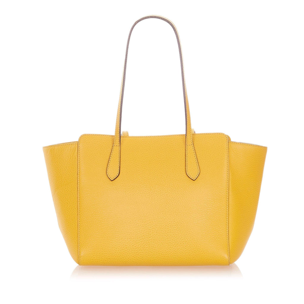 Gucci Swing Leather Tote Bag (SHG-20608)