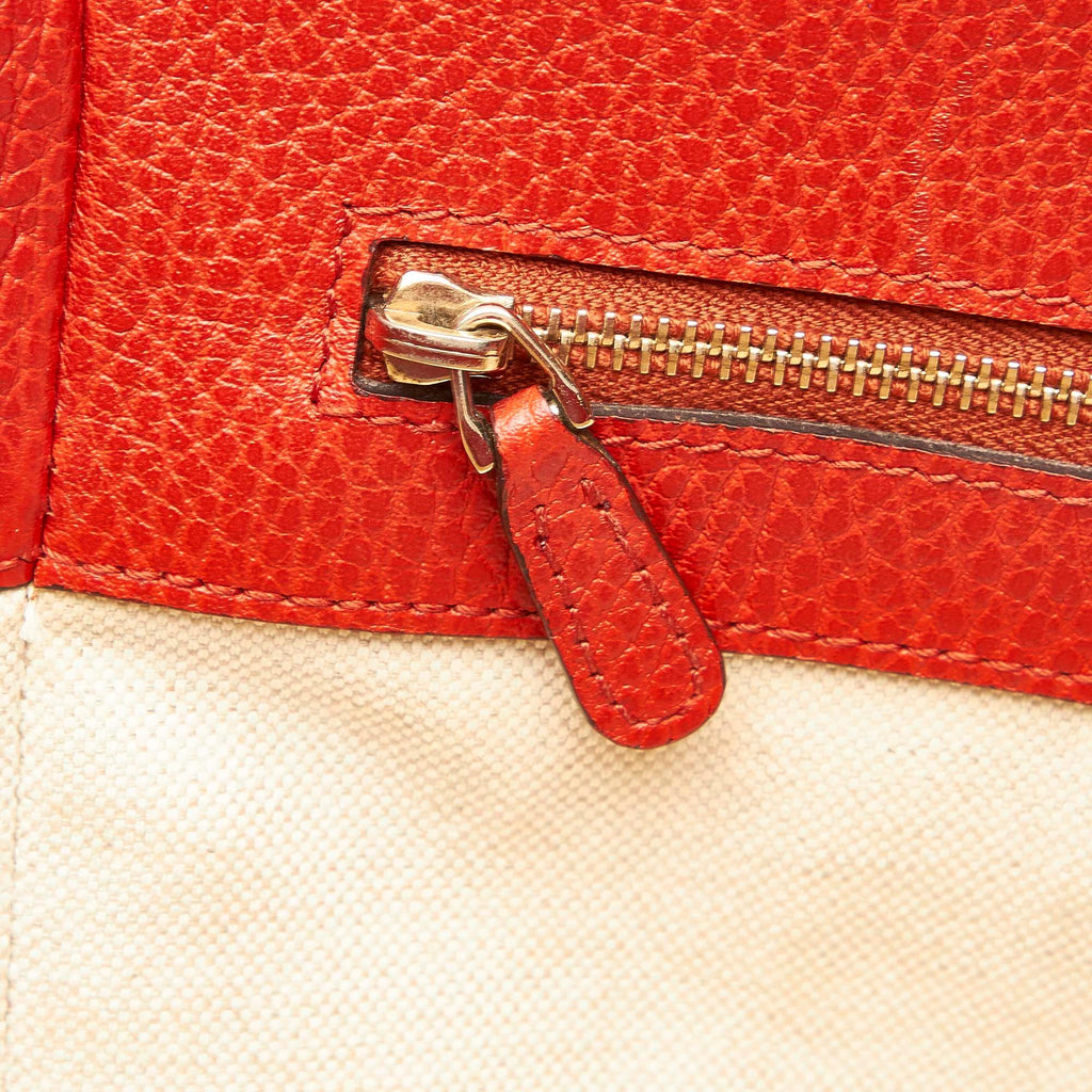 Gucci Swing Leather Tote Bag (SHG-22292)