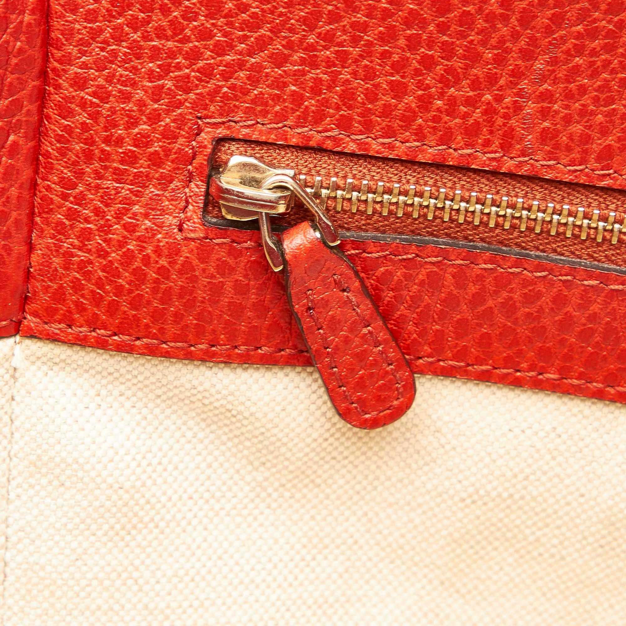 Gucci Swing Leather Tote Bag (SHG-22292)