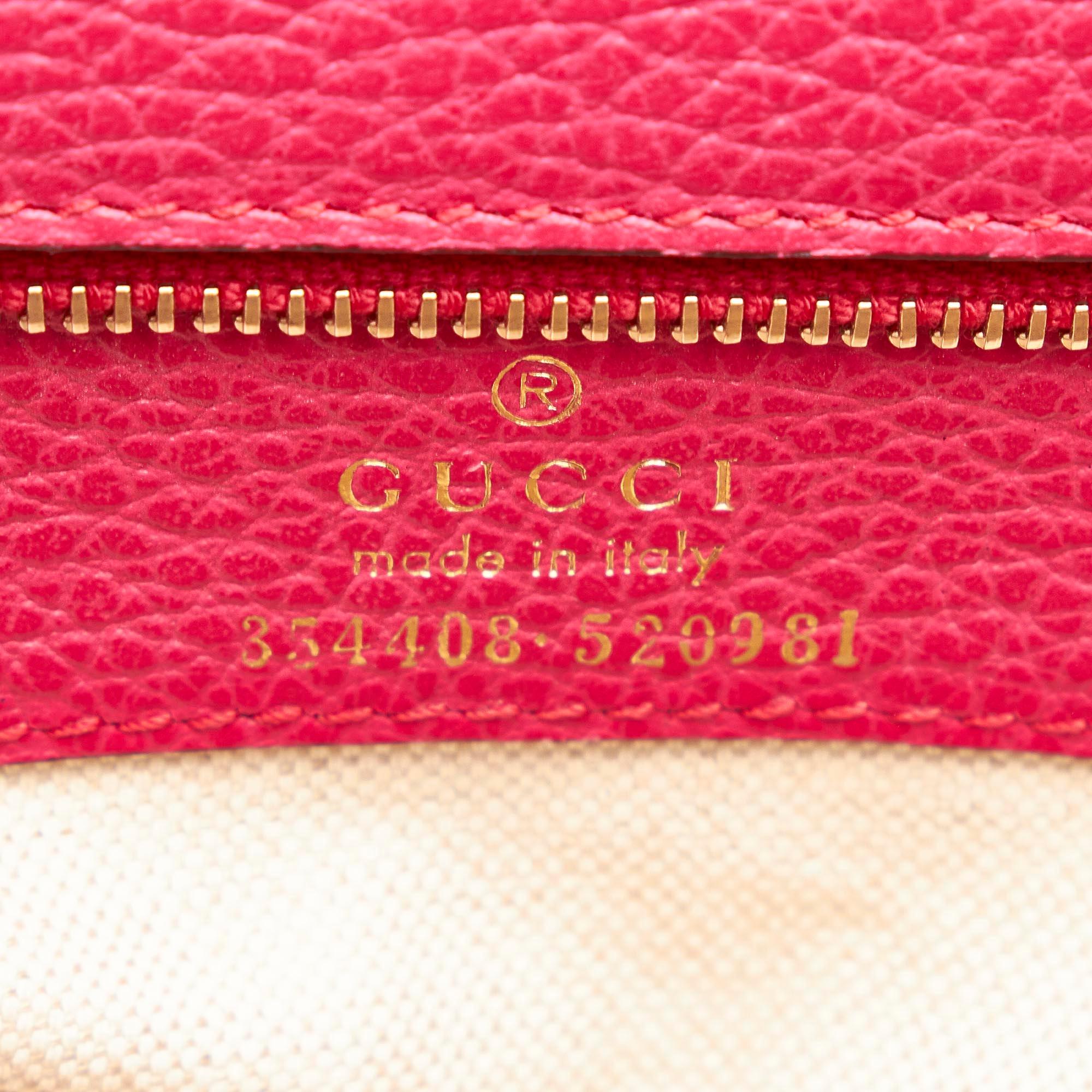 Gucci Swing Leather Tote Bag (SHG-30094)