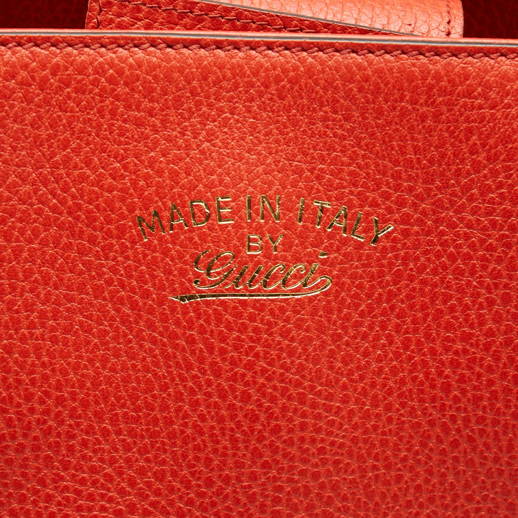 Gucci Swing Leather Tote Bag (SHG-30515)
