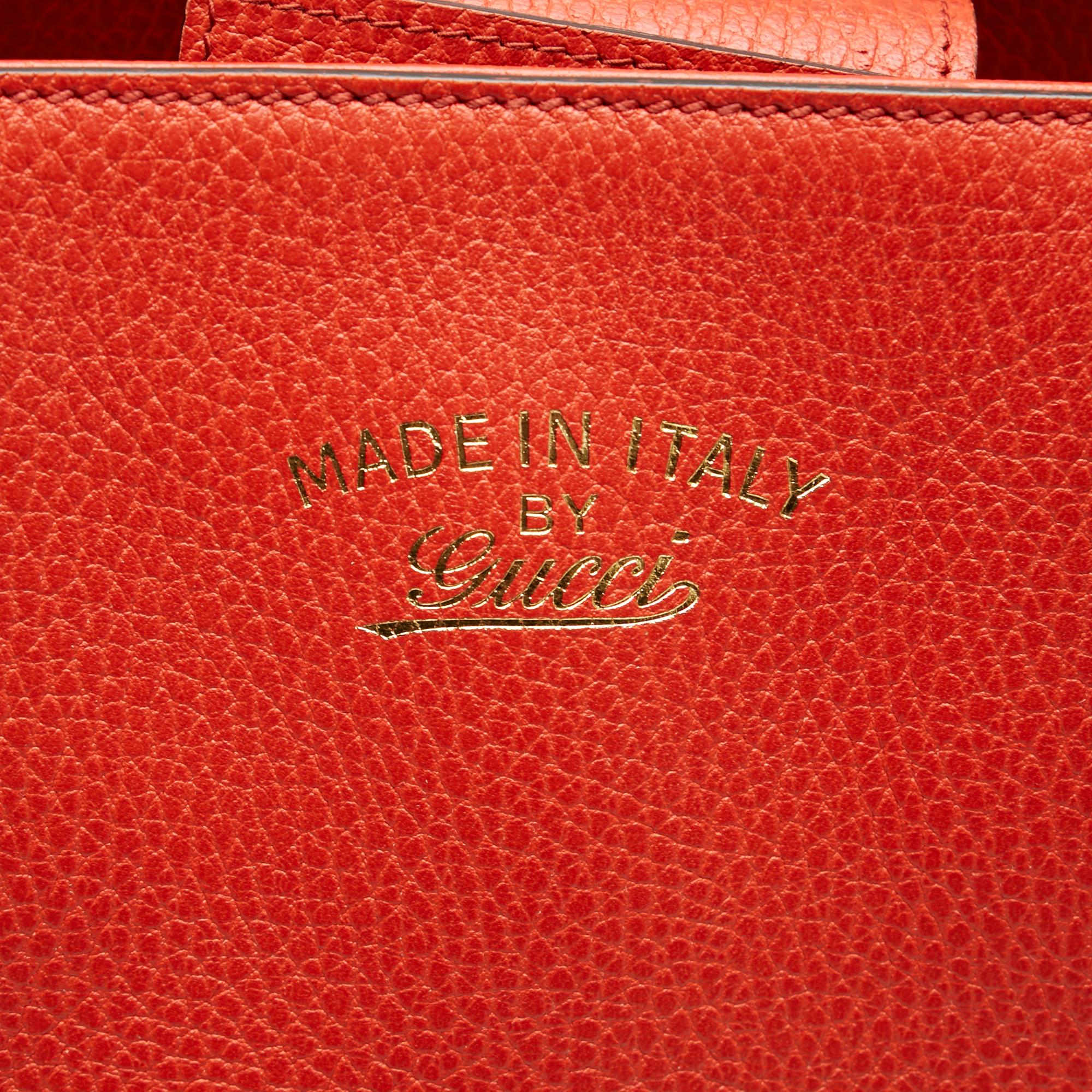 Gucci Swing Leather Tote Bag (SHG-30515)