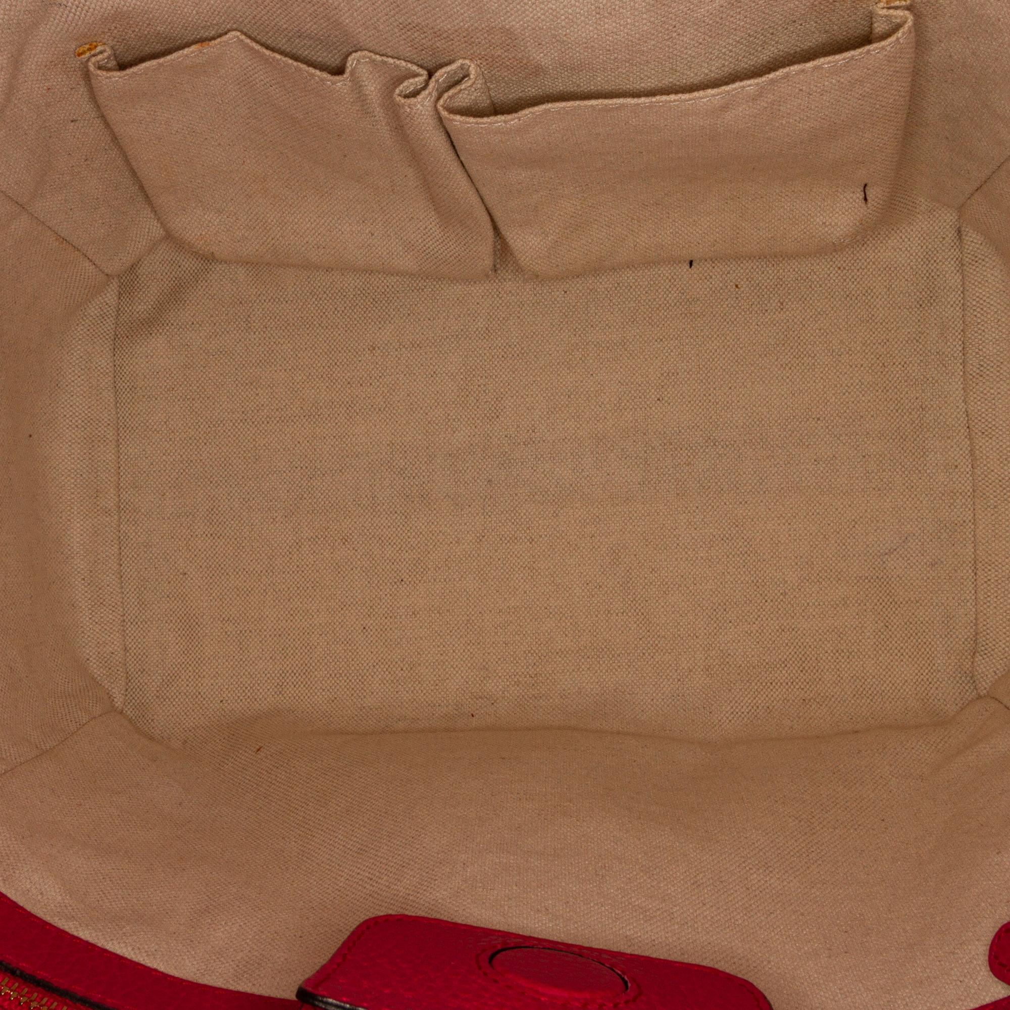 Gucci Swing Leather Tote Bag (SHG-31288)
