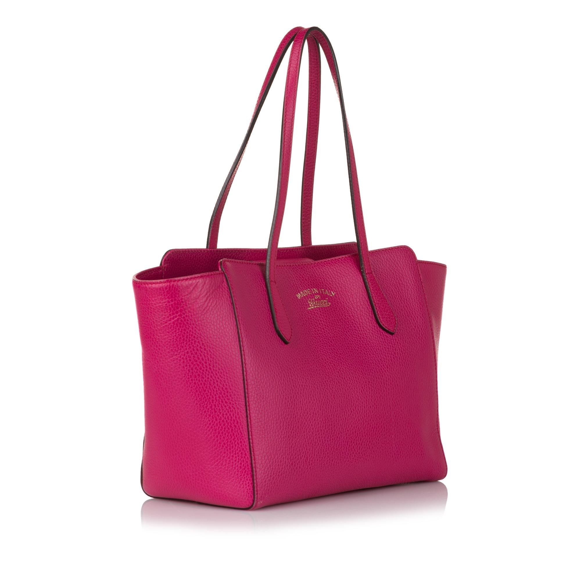 Gucci Swing Leather Tote Bag (SHG-31288)