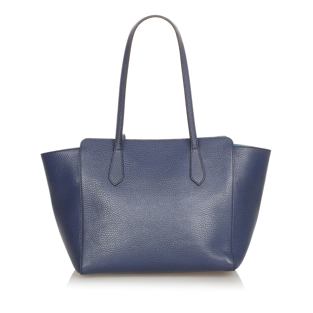 Gucci Swing Leather Tote Bag (SHG-31839)