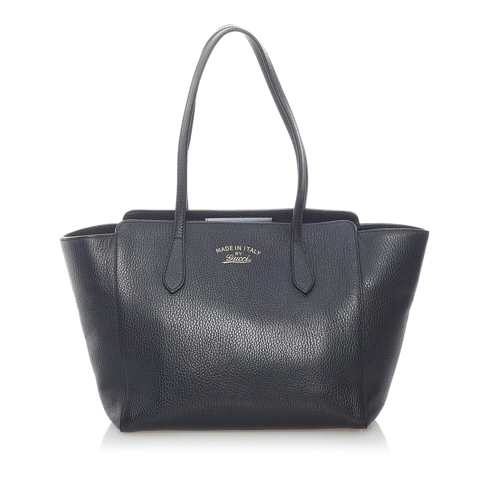 Gucci Swing Leather Tote Bag (SHG-32013)