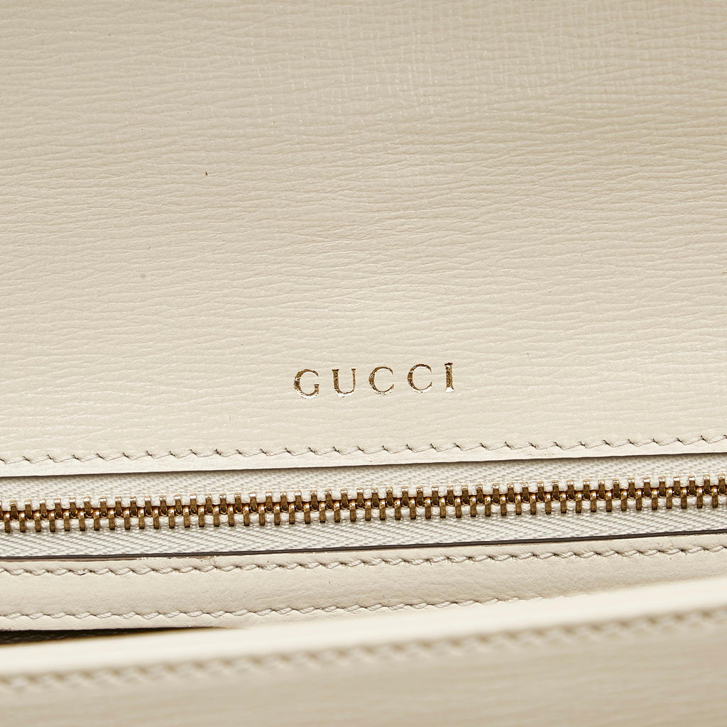 Gucci Sylvie 1969 Leather Satchel (SHG-XLLZGR)